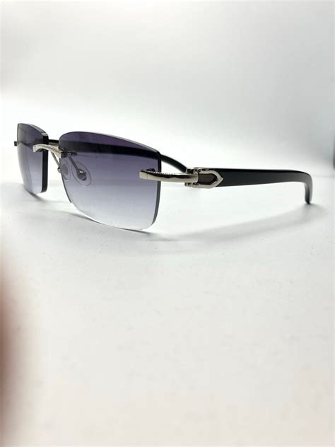 black buffalo horn cartier glasses|cheap cartier buffalo horn glasses.